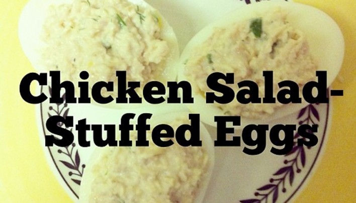 Chicken Salad-Stuffed Eggs