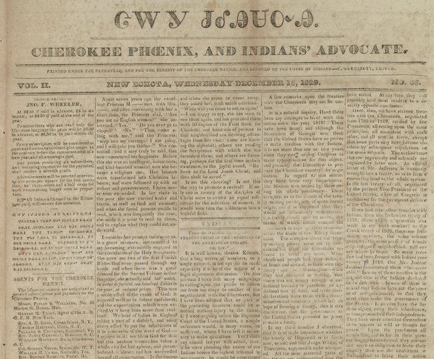 Cherokee Newspaper