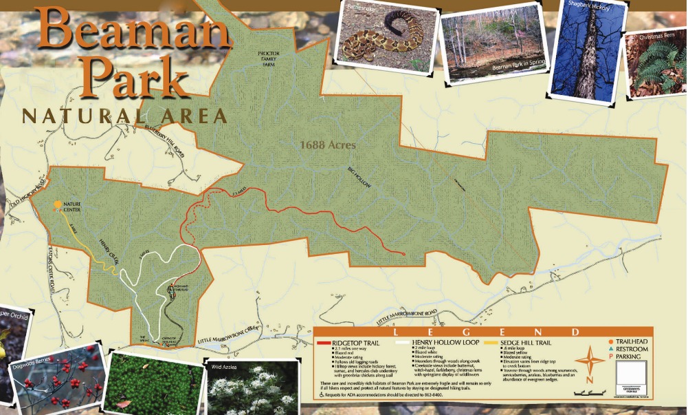 Beaman Park Map