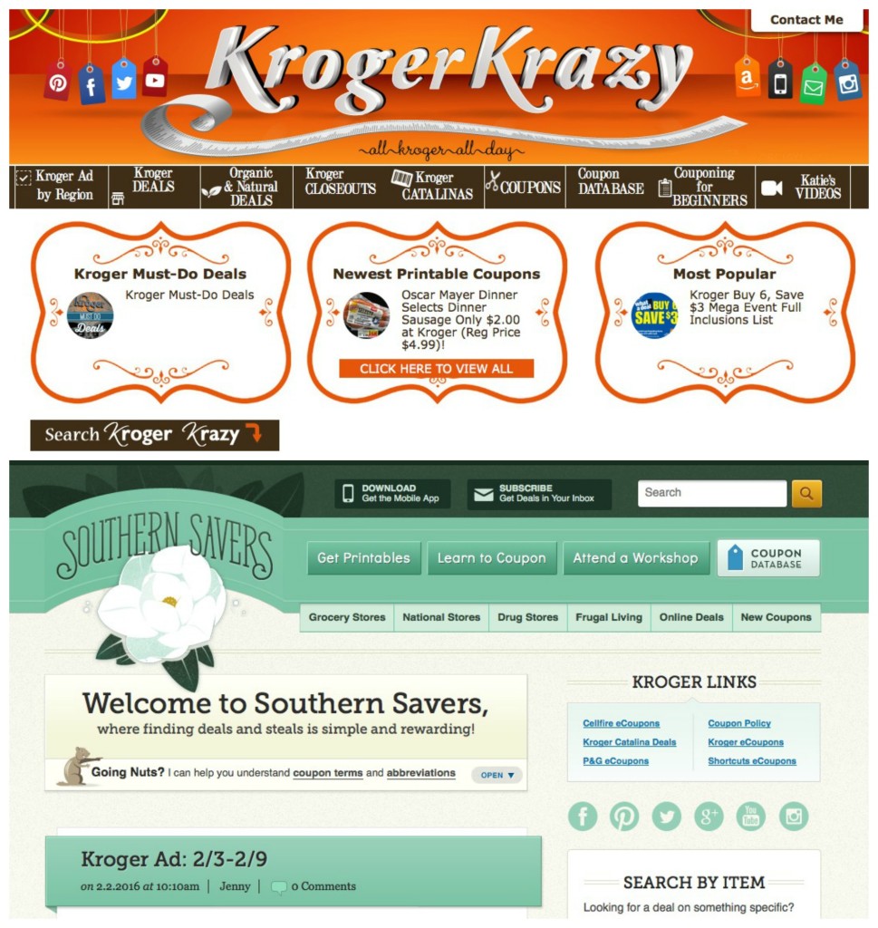 These websites show you how to save at kroger