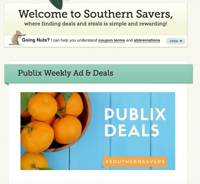 Publix Savings Site