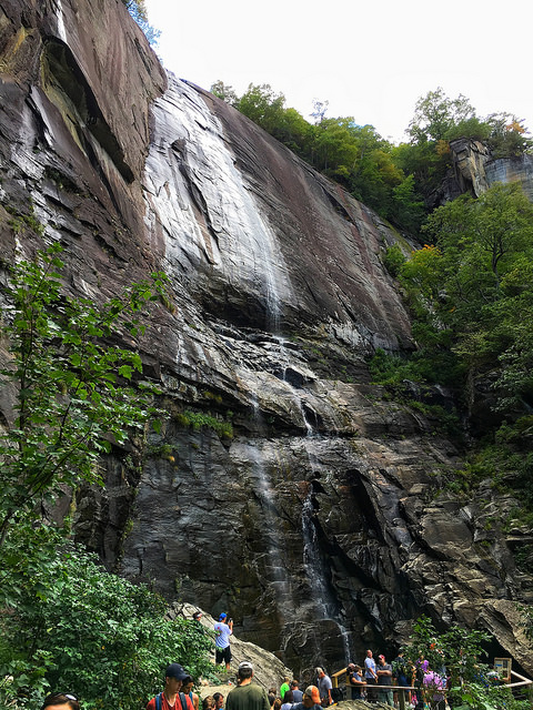 Waterfalls Chimney Rock