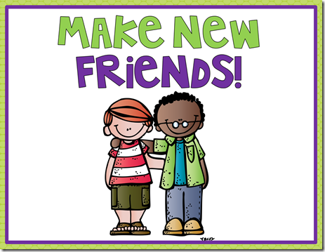 We your new friends. Make New friends. Good manners Clipart.