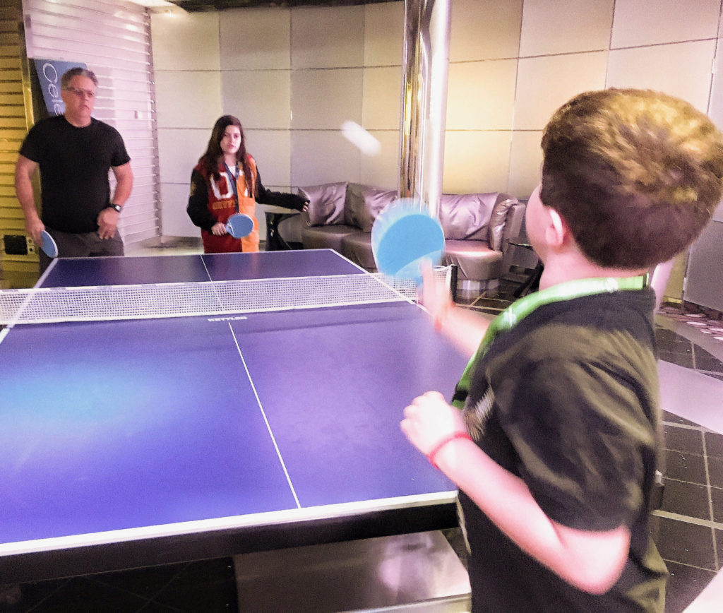 Ping Pong Celebrity Cruises