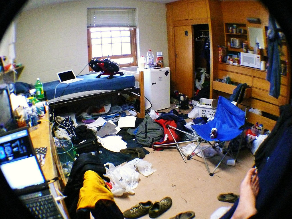 Filthy Dorm Room