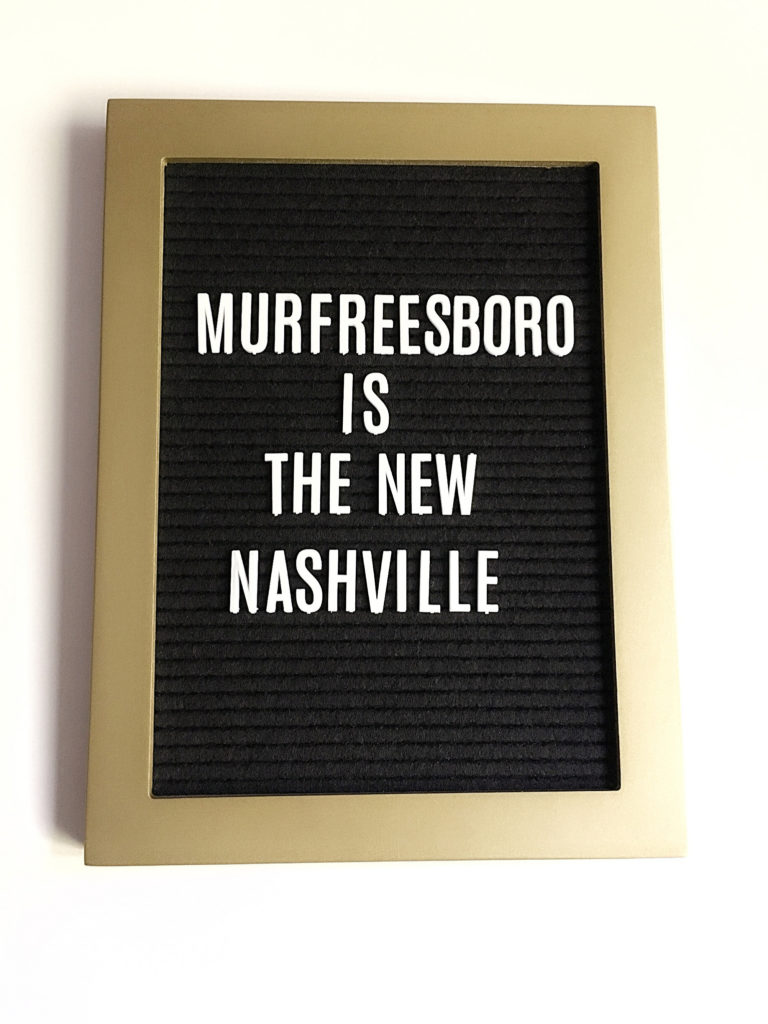 Murfreesboro is the New Nashville