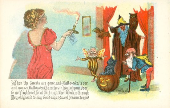 Funny Vintage Halloween Card