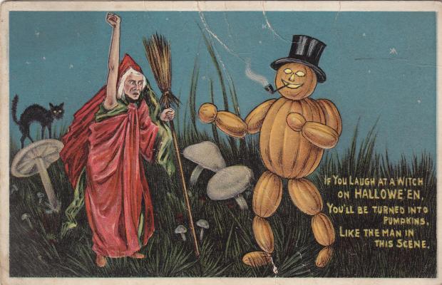 Old Fashioned Halloween Cards
