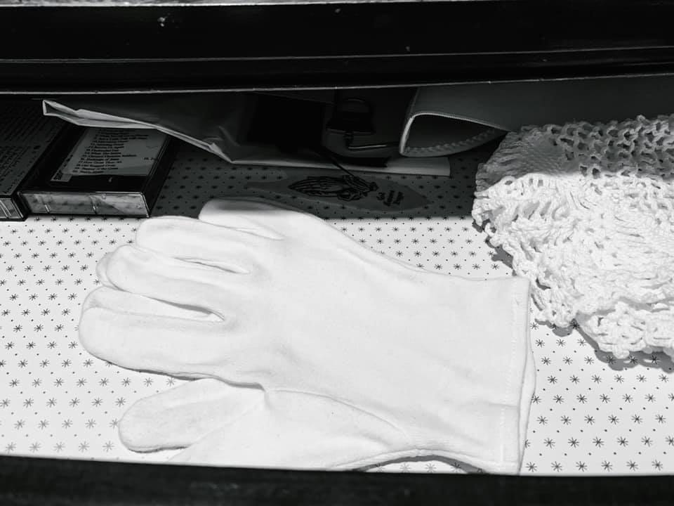 White gloves Grandmother
